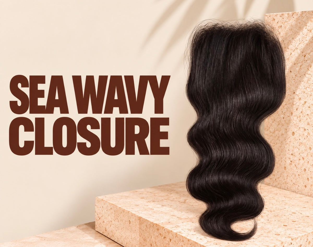 Raw Cambodian Wavy Closure